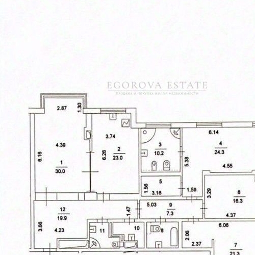 4-комн квартира Мосфильмовская улица, 70к1