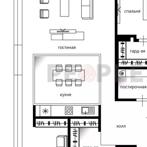 3-комн квартира улица Климашкина, 17С2