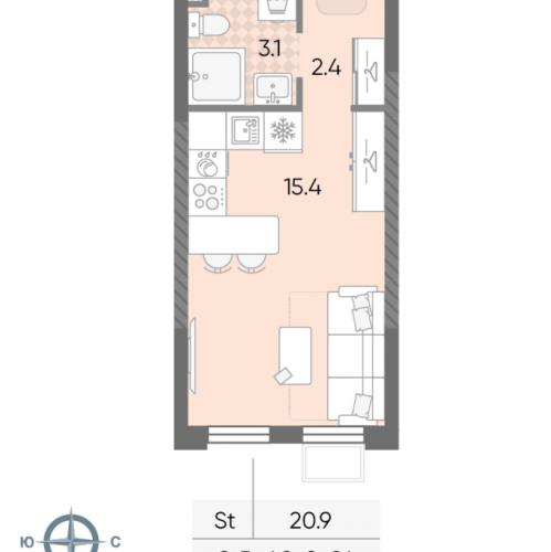 Студия Москва г., Производственная ул.,  к. 2.9