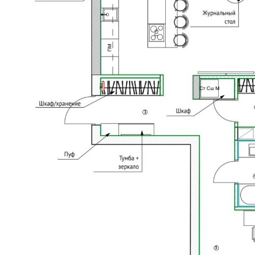 2-комн квартира проспект Магеллана, 2