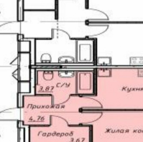 1-комн квартира Черничный проезд