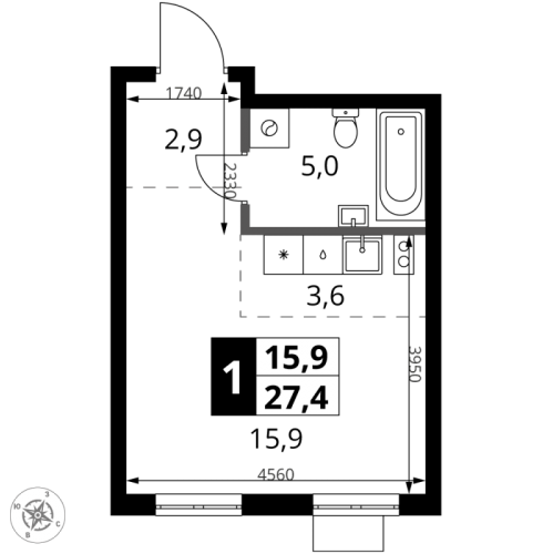 Студия Мосрентген пос., Проектируемый проезд № 7502,  к. 1