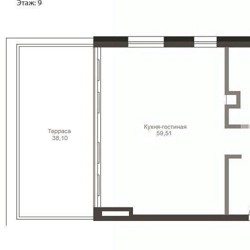 5-комн квартира Мосфильмовская улица, 1к1