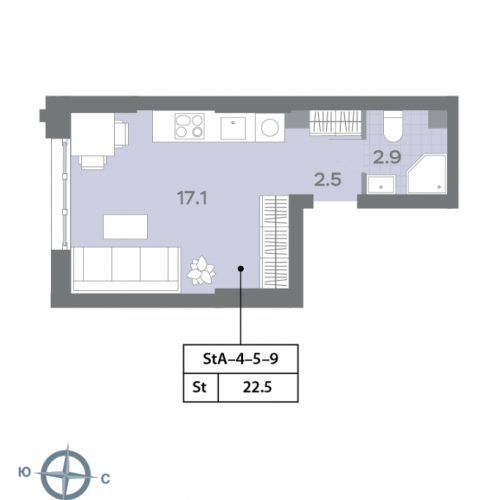 Студия Москва г., Ильменский проезд,  к. 1