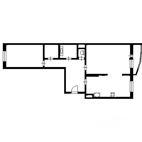 2-комн квартира Реутов, улица Октября, 38