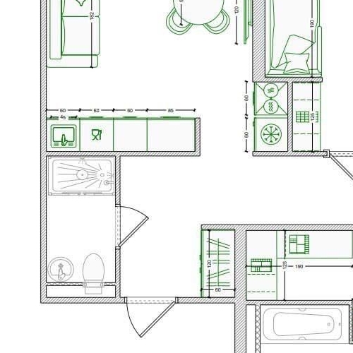 3-комн квартира Большая Филевская улица, 3к4