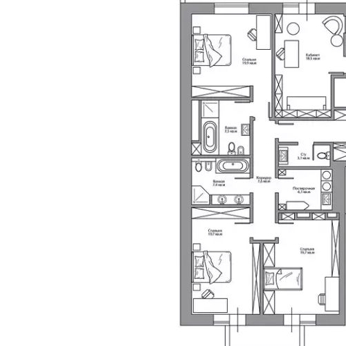 6-комн квартира Большая Татарская улица, 7к4