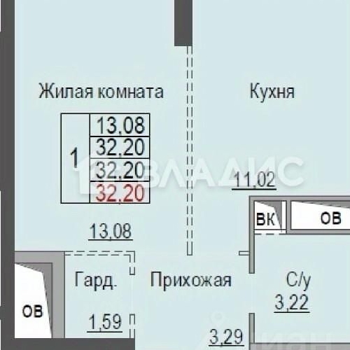 1-комн квартира Реутов, Транспортная улица, 27