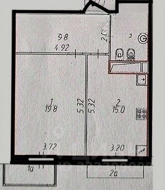 1-комн квартира Душинская улица, 16