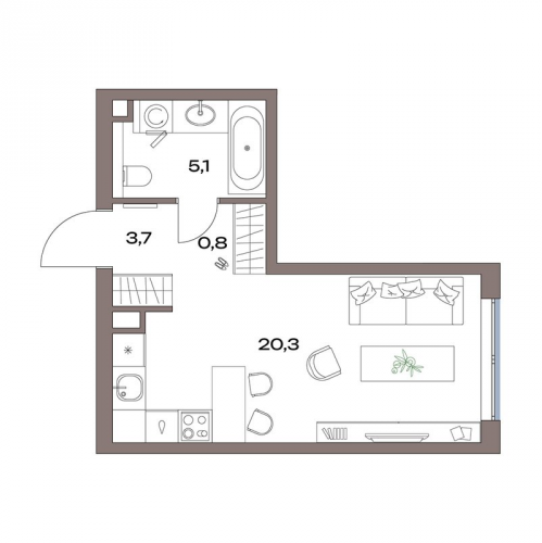 Студия Москва г., Дубнинская ул.,  к. 14