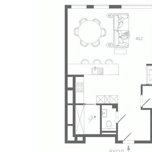 2-комн квартира улица Льва Толстого, 23к1