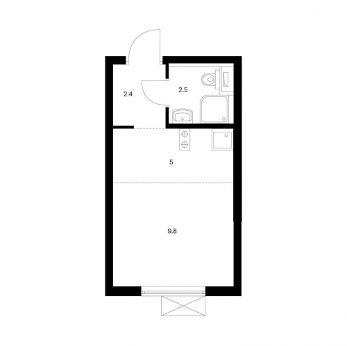 Студия Котельники, мкр. Белая Дача, корп. 10