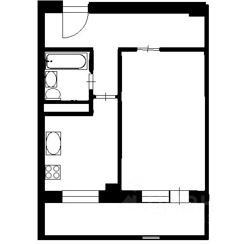 1-комн квартира Лобня, Батарейная улица, 8