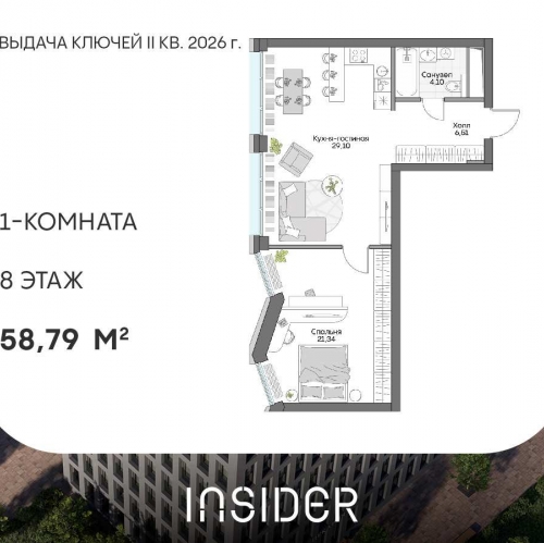 1-комн квартира Автозаводская ул, вл. 24к1