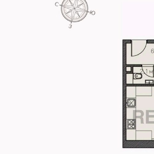 1-комн квартира проезд Досфлота, 12