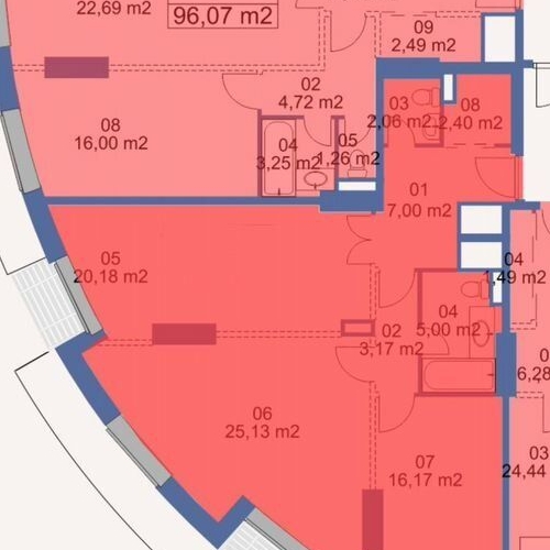 3-комн квартира Химки, улица Кудрявцева, 16