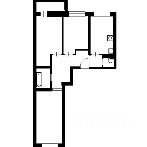 2-комн квартира Балашиха, улица Юлиуса Фучика, 6к4