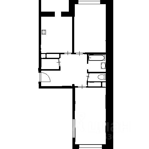 2-комн квартира Подольск, Плещеевская улица, 42к1
