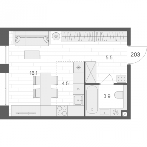 Студия Москва г., Электрозаводская ул.,  к. 1