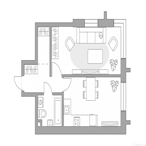 1-комн квартира , Шарикоподшипниковская ул., 11