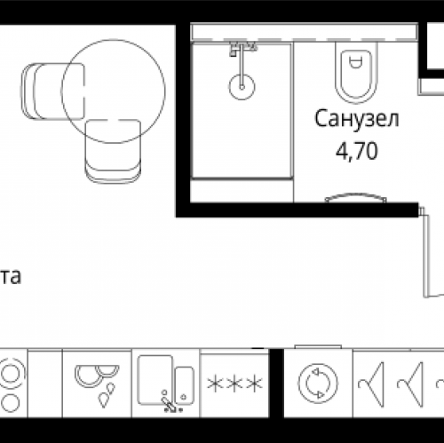 Студия Москва г., Верейская ул.,  к. Indigo 5