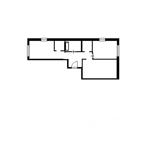 2-комн квартира улица Поляны, 5Ак2