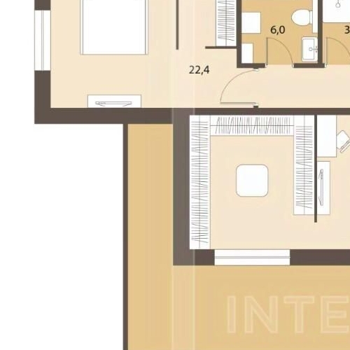 4-комн квартира Ленинградский проспект, 34А