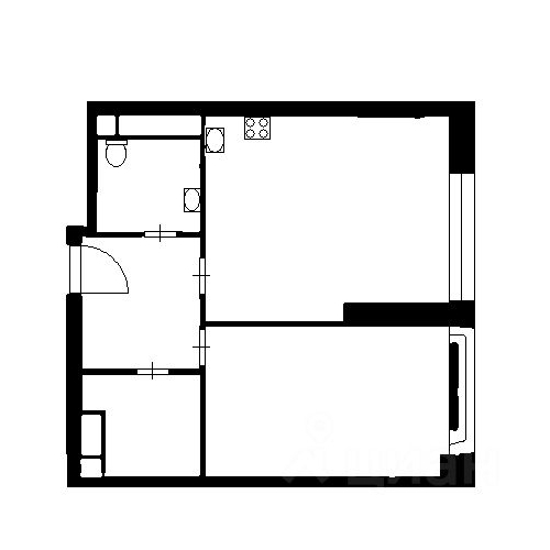 2-комн квартира улица Василисы Кожиной, 13