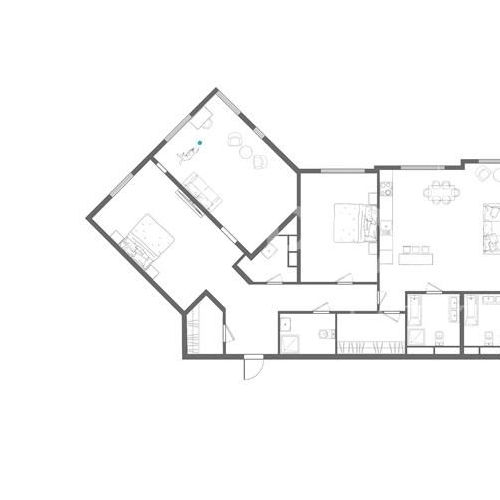 6-комн квартира Мосфильмовская улица, 8