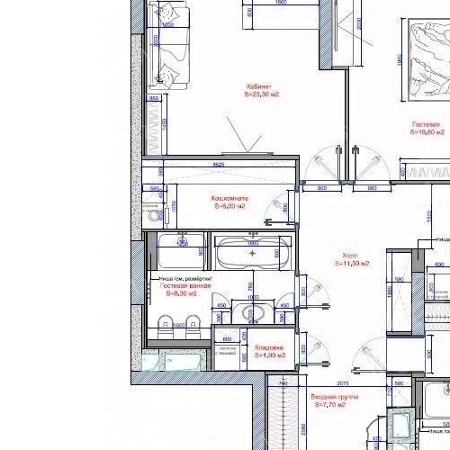 4-комн квартира Мосфильмовская улица, 8