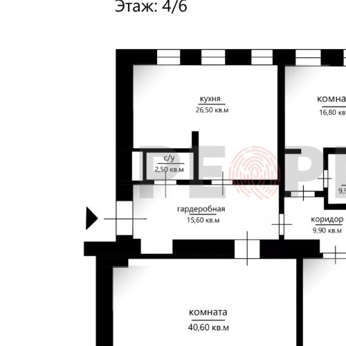 3-комн квартира Большой Власьевский переулок, 7/24с2