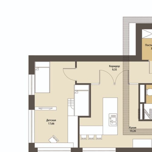 4-комн квартира Большая Андроньевская улица, 7