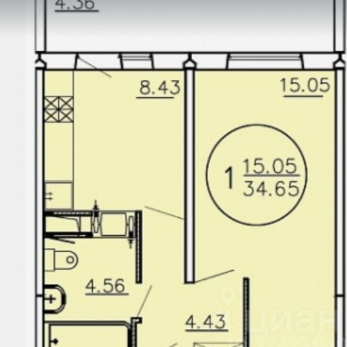 1-комн квартира Саввино мкр, Балашиха, улица Саввинская,  д. 5А