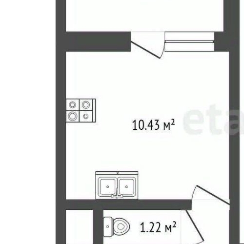 1-комн квартира Большая Очаковская улица, 3