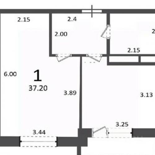 1-комн квартира Северный пр-д,  д. 3