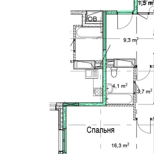 3-комн квартира Одинцово г, Звенигород г, 3 (Восточный мкр) мкр,  д. 17