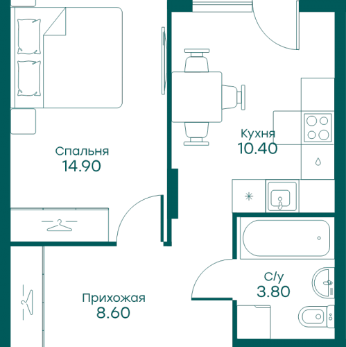 Студия Перхушково с., Окружная ул.,  к. 4