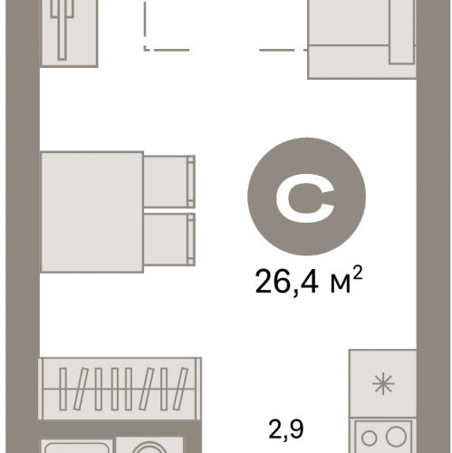 Студия Москва г., Тагильская ул.,  к. 2