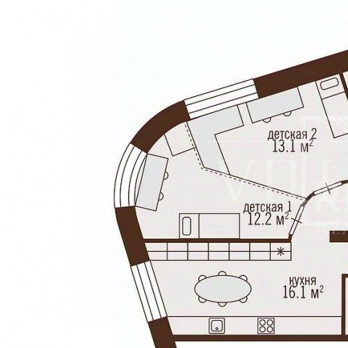 3-комн квартира улица Маршала Катукова, 24к1