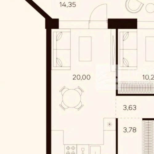2-комн квартира Автозаводская улица, 26/1