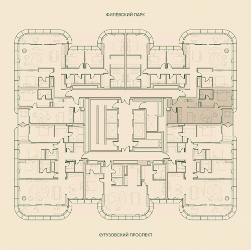 2-комн квартира Звенигородская улица,  д. 14