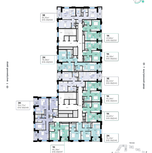3-комн квартира Москва