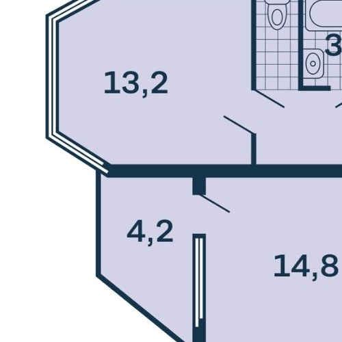 2-комн квартира Школьный мкр, д. Брехово,  д. к10