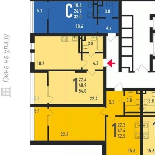 1-комн квартира Ивантеевка, Заводская улица,  д. 9А