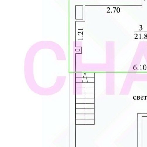 1-комн квартира улица Казакова, 7