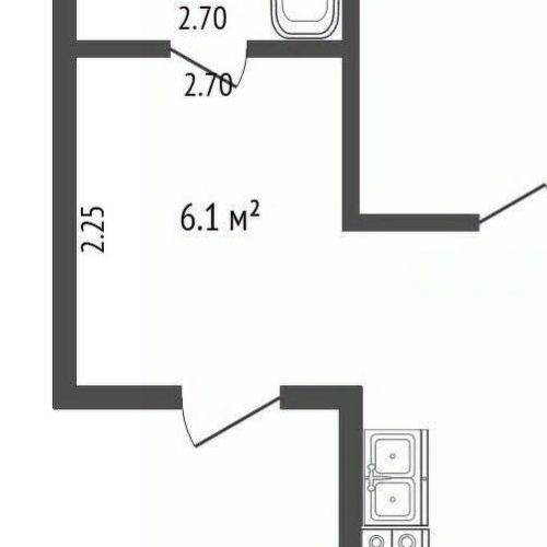 1-комн квартира Одинцово, улица Березовая, 5к2