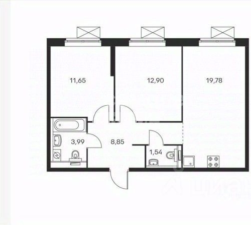 3-комн квартира Лобненская улица, 13к1