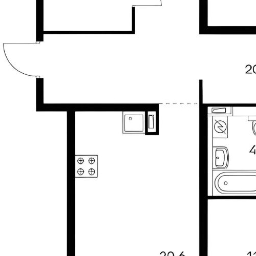 3-комн квартира Большая Филевская улица, 3к4