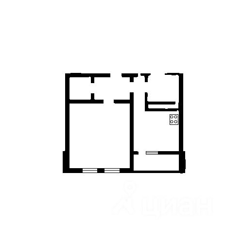 1-комн квартира Подольск, Юбилейная улица, 13