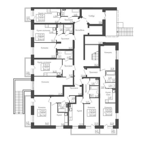 1-комн квартира Рыбаки, 2-ой Восточный проезд,  д. 3